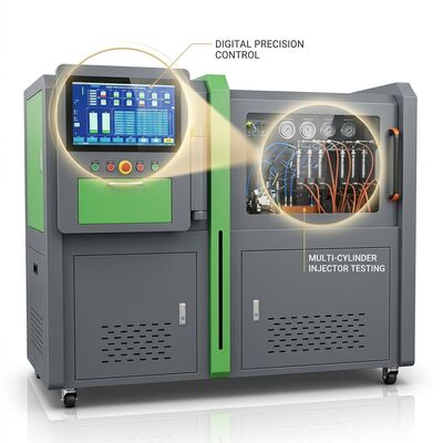 CRB-I2000 مقعد اختبار مضخة السكك الحديدية الشائعة مع 2500 بار ضغط اختبار أقصى، CE ISO 9001 معتمد ونظام التحكم في الكمبيوتر الصناعي